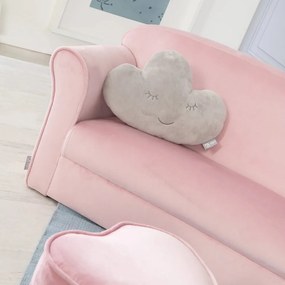 Divano per bambini in velluto rosa chiaro 78 cm Lil Sofa - Roba