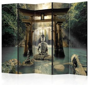 Paravento  Buddha Smile II [Room Dividers]  Colore ---, Dimensioni e Misure 225x172