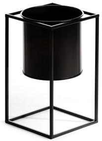 Portafiori RING 40x23 cm nero