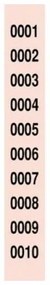 Strisce Numeriche per Lotterie R-980/1 (10 Unità)