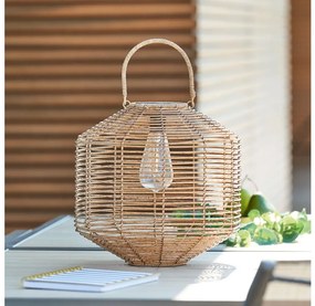 Atmosphera - Lampada solare LED CUBA LED/1,2V IP44 rattan