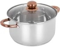 Pentola 24 cm acciaio inox Meravigliosa con coperchio