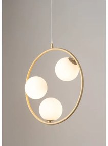 Lampadario a sospensione con filo AQUA 3xG9/12W/230V oro