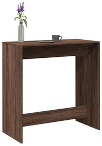 Tavolo Da Bar Rovere Marrone 102x50x103,5 Cm Legno Multistrato /
