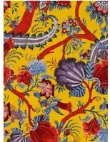 MINDTHEGAP Tapete Chinese Paisley - Yellow/ Red/ Blue