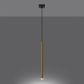 Sollux SL.1195 - Lampadario a sospensione con filo PASTELO 1xG9/8W/230V oro