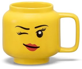 Tazza per bambini in ceramica gialla 255 ml Head - LEGO®