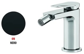 Rubinetto per bidet getto aerato Soffio GATTONI RUBINETTERIA nero verniciato a polvere opaco