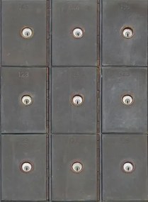Mindthegap Carta da parati Industrial Metal Cabinets - WP20113