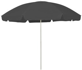Ombrellone Da Spiaggia Antracite 300 Cm /