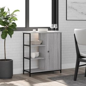 Credenza Grigio Sonoma 70x30x80 Cm İn Legno Multistrato /
