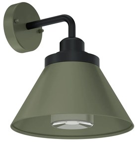 Applique E27 Verde scuro IP54 per Esterni - Serie FOCUS