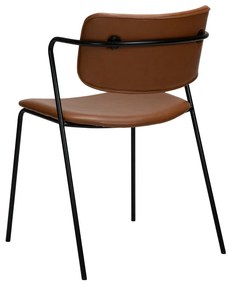 Sedia in similpelle marrone Zed - DAN-FORM Denmark