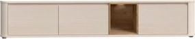 Mobile TV Sospeso 3 Ante 215x40x40 Con Vano A Giorno Lehman Sabbia