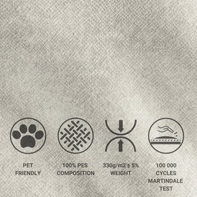 Letto matrimoniale imbottito crema con spazio contenitivo e rete 180x200 cm Shell - Maison de Rêve