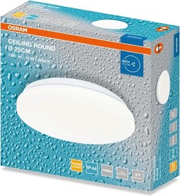 Osram - Plafoniera LED per bagno CEILING ROUND LED/12W/230V Ø 26 cm IP44 bianca