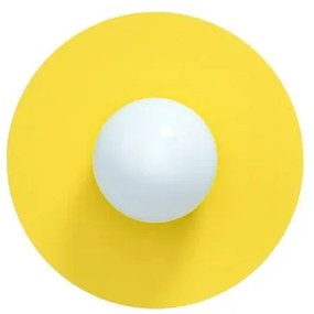 Candy Big Circle 360 S Applique da Parete Sunshine Yellow - Swedish Ninja