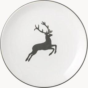 Piatto da dessert fatto a mano Cup Grauer Hirsch