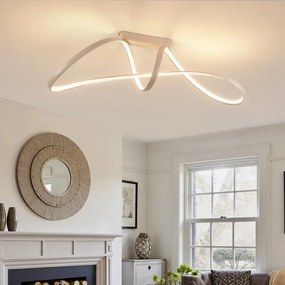 Brilagi-LED Plafoniera dimmerabile TWISTER LED/60W/230V 3000-6000K beige + telecomando