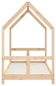 Giroletto per bambini 80x160 cm in legno massello di pino