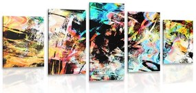 Quadri 5 pezzi – Arte di graffiti unica