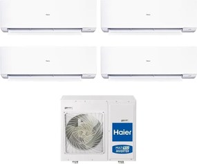 Climatizzatore Condizionatore Haier Quadri Split Inverter serie expert 7+9+9+15 con 4U75S2SR5FA R-32 Wi-Fi Integrato 7000+9000+9000+15000