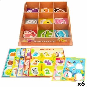 Gioco Educativo Lisciani 26 x 6 x 26 cm Colori Metodo Montessori 61 Pezzi 6 Unità