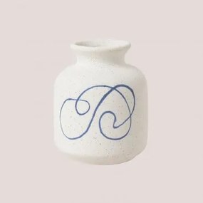 Vaso in ceramica Elof Bianco - Sklum