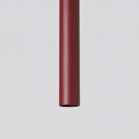 Sollux SL.2121 - Lampadario sospeso PASTELO su cavo 1xG9/8W/230V rosso