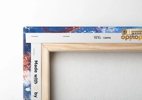 Quadro su tela – Donna dipinta in esecuzione magica