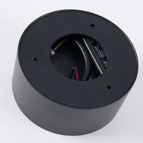 Brilagi - Plafoniera LED da soffitto per bagno FORIS LED/14W/230V Ø 12 cm nera IP44