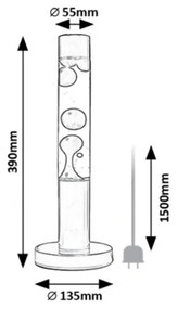 Rabalux 76027 - LED Lampada lava (lampada Astro) LAVASTIC LED/25W/230V