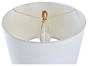 Lampada da tavolo DKD Home Decor Dorato Trasparente Bianco 220 V 50 W Moderno (36 x 36 x 64 cm)