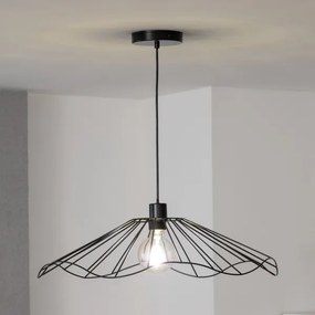 Brilagi - Lampadario LED a sospensione su cavo CERIA WIRE 1xE27/40W/230V Ø 60 cm nero