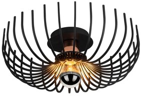 Apparecchio da soffitto nero , ø 36 cm Aspendos - Opviq lights