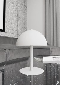Lampada Da Tavolo Moderna Demetra Acciaio Bianco 2 Luci G9 Ip20