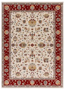 Tappeto rosso e crema 80x150 cm Classic - Universal