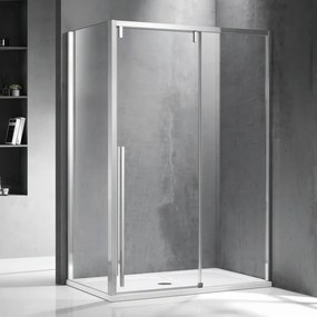 Cabina doccia 70x150 scorrevole frontale e lato fisso vetro 8mm | KSA5000 - KAMALU
