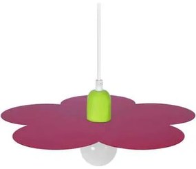 Tosel  Lampadari, sospensioni e plafoniere Lampada a sospensione tondo metallo rosa e verde  Tosel
