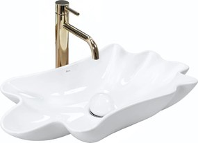 Lavabo da appoggio REA Infinity + Tappo Click-Clack