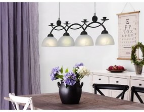 Cottex T454 - Lampada a sospensione con cavo FLORENS 4xE14/40W/230V