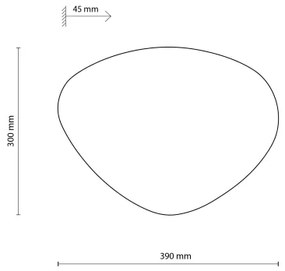 Applique STONE 2xG9/8W/230V 30x39 cm beige