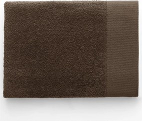 Asciugamano tipo terry marrone in cotone 30x50 cm Amari – Restilo