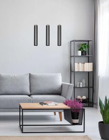 Lampadario a Sospensione in Acciaio 3xGU10 LUNA 3 da interno