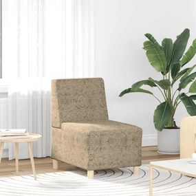 Divano Sedia Grigio Chiaro 55 Cm İn Similpelle Scamosciata /