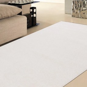 Tappeto Soave plain natale avorio, L 190 x L 133 cm