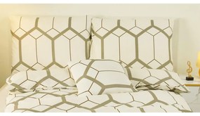 Biancheria da letto singola panna 6 pezzi in microsatin 140x200 cm Carter - My House