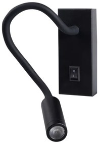 Kanlux 32522 - Lampada LED flessibile TONIL LED/2,7W/230V nera