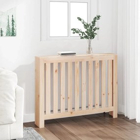 Copertura Termosifone 108,5x19x84 Cm İn Legno Massello Di Pino /