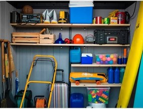 Casetta Da Giardino In Resina 214x218x226H Cm Artisan 7x7 Grigio Keter